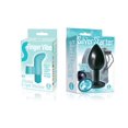 thumbnail image 1 of Sexy, Kinky Gift Set Bundle of S-Finger Vibe, Blue and Icon Brands The Silver Starter, Bejeweled Annodized Stainless Steel Plug, Aqua, 1 of 5