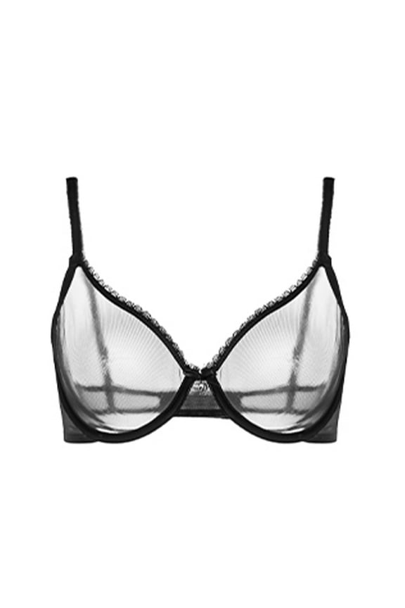 Sexy Lace Bra See Through Breathable Soft Underwear for Women