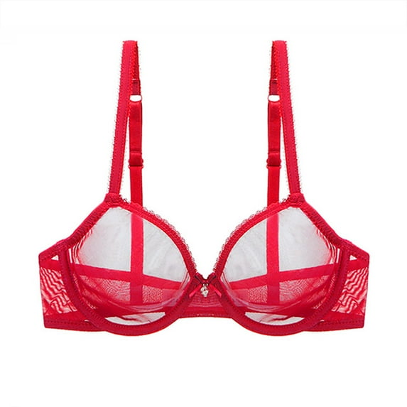 Sexy Lace Bra See Through Breathable Soft Underwear for Women