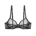 thumbnail image 1 of Sexy Lace Bra See Through Breathable Soft Underwear for Women, 1 of 5
