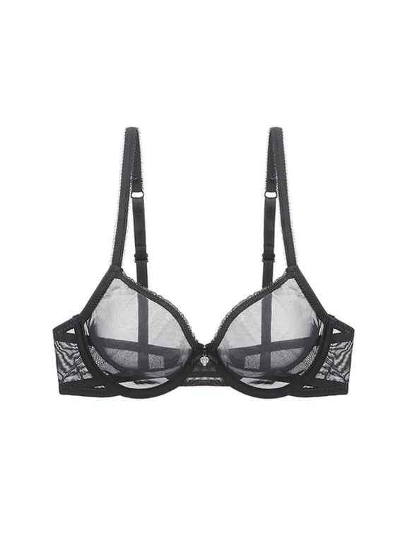 Sexy Lace Bra See Through Breathable Soft Underwear for Women
