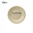 thumbnail image 1 of 10/20/50 disposable paper bowls for holiday family party dessert fruit salad ice cream oatmeal sugar cane pulp biodegradable, 1 of 10