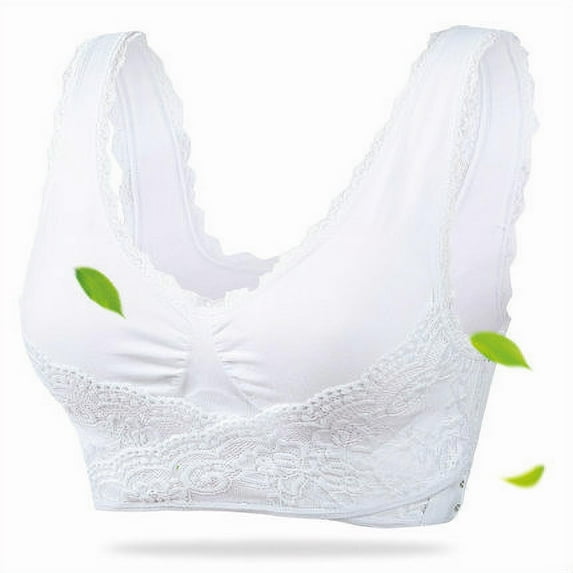Sexy Lace Bralette Solid Cross Side Buckle Bra Brassiere Wireless Push up Bras for Women