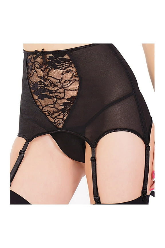 Sexy Lace Garter Belt Thigh Highs Suspender Lingerie for Women - Elegant and Alluring for Memorable Nights