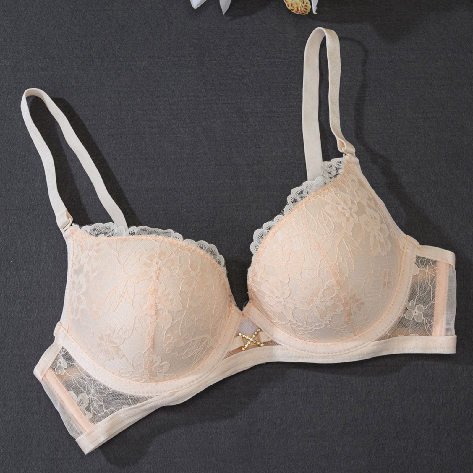 Sexy Lace Lingerie For Women Slim Fit Big Chest Small Chest Gathered ...