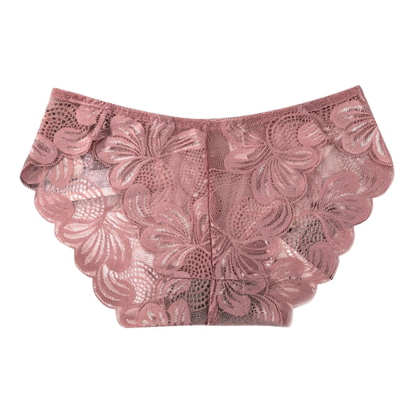 Sexy Lace Panties Feminine Mid Waist Translucent Ladies Briefs Underwear Women's Panties