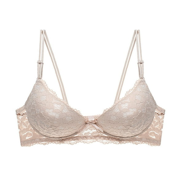 Sexy Lace Plus Size Push Up Bra Comfortable Support Underwear for Women with Full Coverage