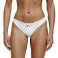 thumbnail image 1 of Sexy Lace T-Back Thong for Women Wear Comfortable Bikini Briefs Underwear, 1 of 2