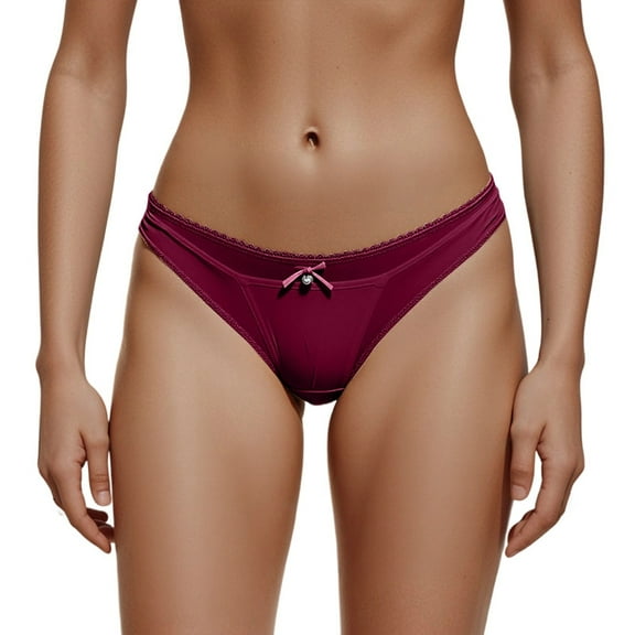 Sexy Lace T-Back Thong for Women Wear Comfortable Bikini Briefs Underwear