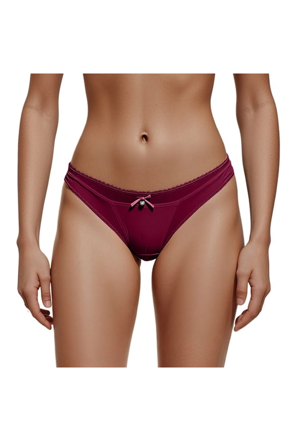 Sexy Lace T-Back Thong for Women Wear Comfortable Bikini Briefs Underwear