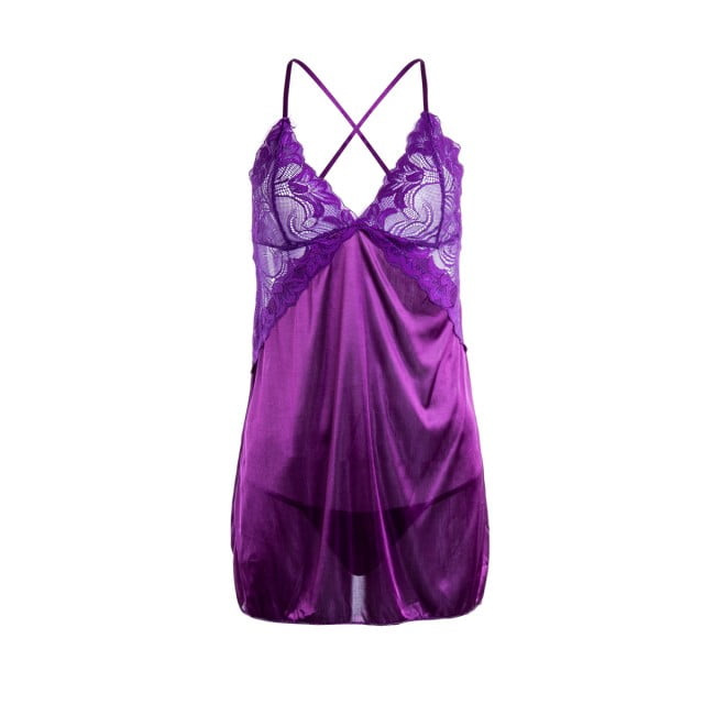 Sexy Ladies Lace Lingerie BabydollSleepwear Women Robe Underwear Night Dress Nightwear Nightgown