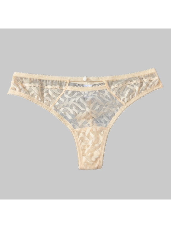 Sexy Lady Transparent Underwear Women Floral Lace Briefs Seamless Hollow Out Panties