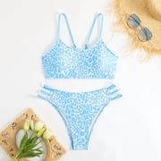 Sexy Leopard Micro Bikini 2026 Women Swimsuit Female Swimwear High Waist Bikinis Sets Bandeau Beach Wear Bathing Suit