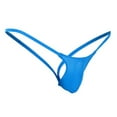thumbnail image 1 of Sexy Lingerie For Women Open Back Mens Underpants Low Rise Briefs G-String Thong Underwear,Blue Women's Intimates L, 1 of 4