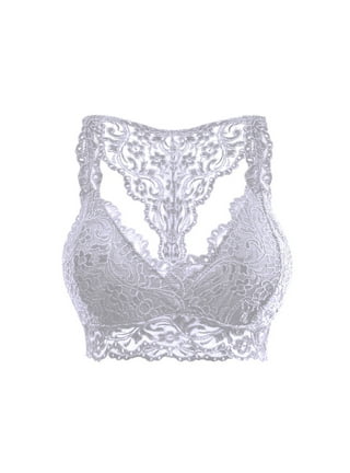VerPetridure Sports Bras for Women High Support Large Bust Ladies Fashion  Sexy Lingerie Hollow Sexy Vest Mesh See-through Butterfly Embroidery Girdle  Suspender Corset 