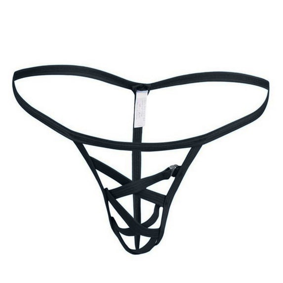 Sexy Lingerie for Women Bikini Panties Briefs Men'sLow Sexy Waist Ice Male G Strings Mens Silk Micro