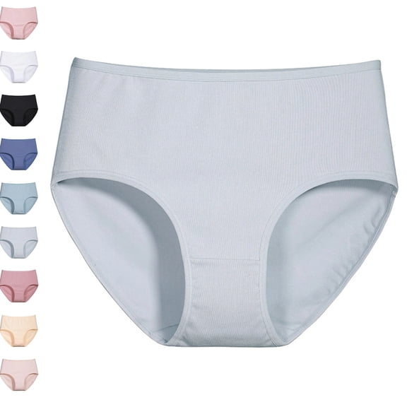 Sexy Lingerie for Women Naughty Simple Solid Color Breathable Cotton Low-waist Sports Thong 2025 Gray L