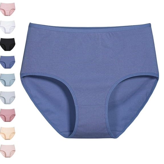 Sexy Lingerie for Women Naughty Simple Solid Color Breathable Cotton Low-waist Sports Thong 2025 Royal Blue XL