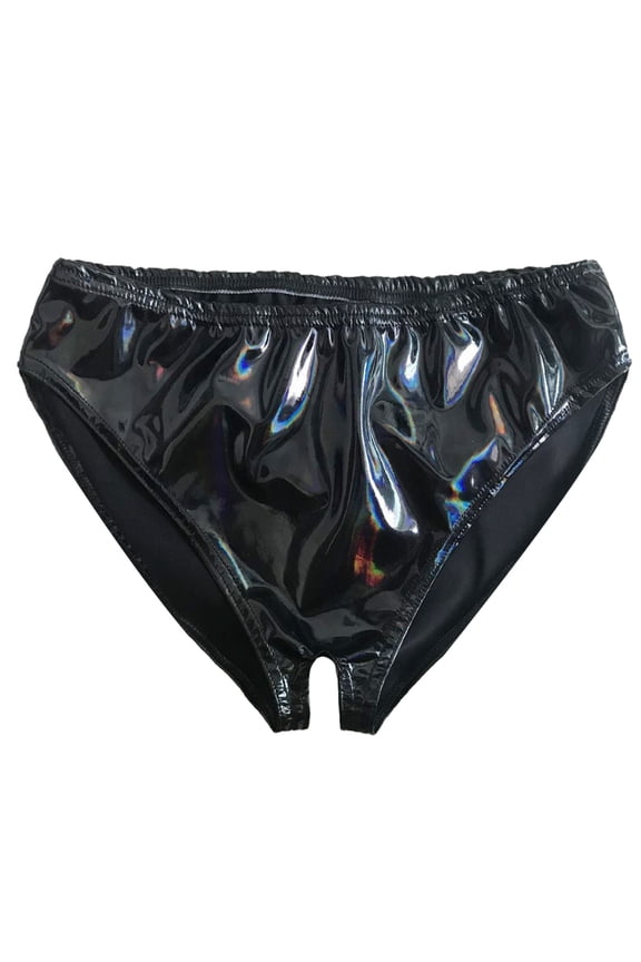 Sexy Lingerie for Women Open Sexy Paint Underwear Women Wrapped Hip Bright Waist Bright Appeal Lingerie Small High