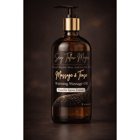 Sexy Magic Massage & Tease, Sexual Arousal-Stimulating, Warming Massage Oil