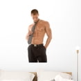 thumbnail image 1 of Sexy Man Thinking Wall Decal by Wallmonkeys Peel and Stick Graphic (36 in H x 24 in W) WM148483, 1 of 4