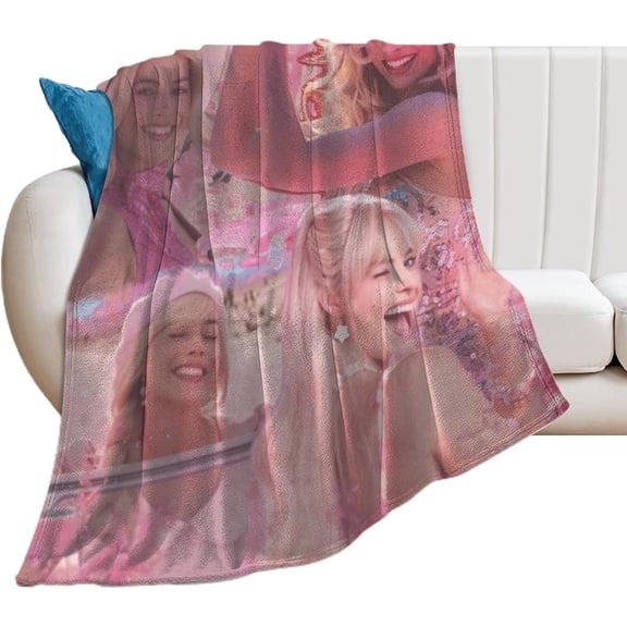 Sexy Margot Robbie Blanket Super Soft Throw Blanket Silky Flannel Lightweight for Sofa, Bed Blanket All Season Use 30""*40""(76 * 100cm), Style