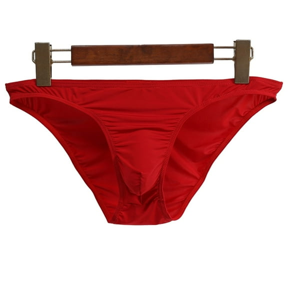 Sexy Men Bulge Pouch Thong G-String Underpanties Bikini Solid Briefs Underwear