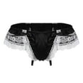 thumbnail image 1 of Sexy Mens Lace Briefs Open Butt Low G-string Thong Underwear Panties, 1 of 4