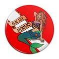 thumbnail image 1 of Sexy Mermaid Diving Flag Pinback Button Pin, 1 of 4