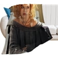 thumbnail image 1 of Sexy Molly Ringwald Blanket Ultra Soft Flannel Fleece Blanket Stylish Bedroom Living Room Sofa Warm Blanket All Season Use 30"*40"（76 * 100cm）, 1 of 6