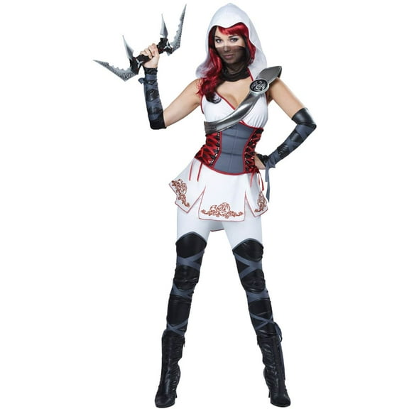 Sexy Ninja Costume California Costumes 1302 White/Red