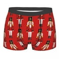 thumbnail image 1 of Sexy Nutcracker Cartoon Soldier Toy Boxers Shorts Panties Men's Underpants Comfortable Briefs Underwear, 1 of 4