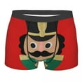 thumbnail image 1 of Sexy Nutcracker Cartoon Soldier Toy Boxers Shorts Panties Men's Underpants Comfortable Briefs Underwear, 1 of 4