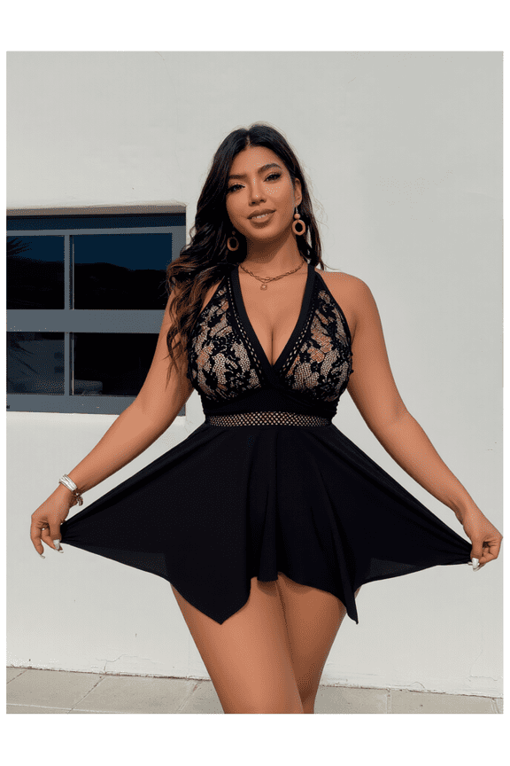 Sexy One Piece Swimsuit for Women; Lift-Up Chest Bathing Suit; Solid Color Backless Swimwear; European & American Style Beachwear; Hot Babe Bikini