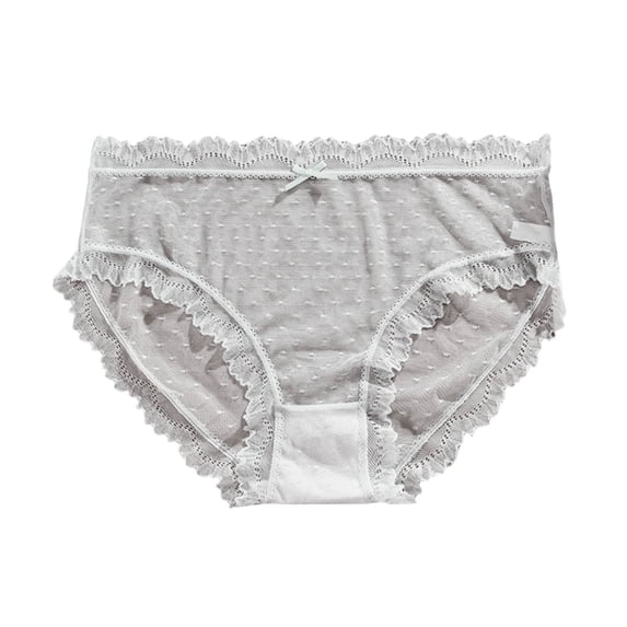 Sexy Panties for Women High Waisted Tummy Control Triangle Bottoms Breathable Non See Through Seamless Briefs Lace Underwear Cheeky Hipster Panties Stretch Brief 2026 Summer Outfits