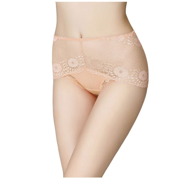 Sexy Panties for Women Ladies Transparent Lace Panties Big Size Hollow Breathable Quality Womens Plus Size Panties