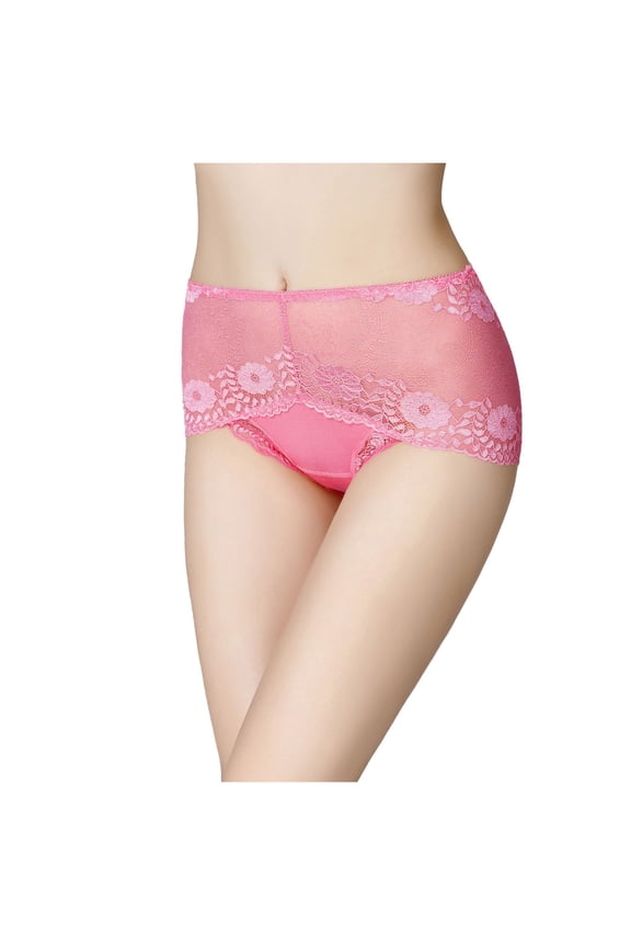 Sexy Panties for Women Ladies Transparent Lace Panties Big Size Hollow Breathable Quality Womens Plus Size Panties