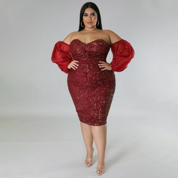 Sexy Plus Size Sexy Dress