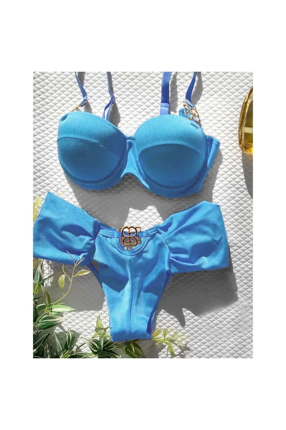 Sexy Push Up One Piece Swimsuit Women Swimwear Underwire Monokini Bathing Suits Swim Suit Wear Summer Beachwear 250106