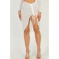 thumbnail image 1 of Sexy Sheer Mesh Drawstring Ruched Skirt, 1 of 4