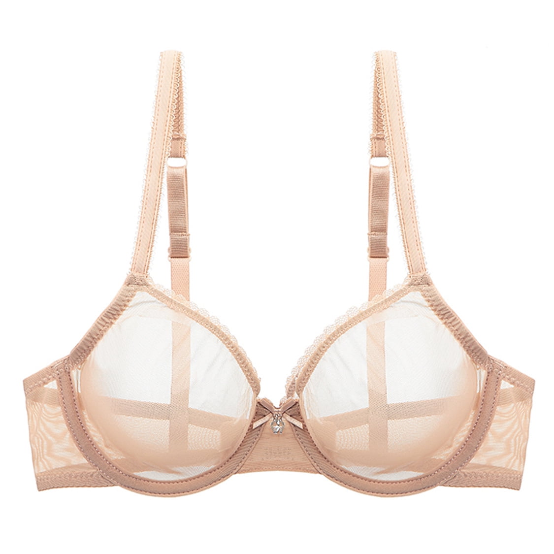 Bralette Ultra-Thin Strappy Large Breasts Clear Bra Strap