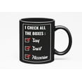 thumbnail image 1 of Sexy Smart Missourian, Missouri USA or US State Cup, Black 11oz Ceramic Mug, 1 of 5