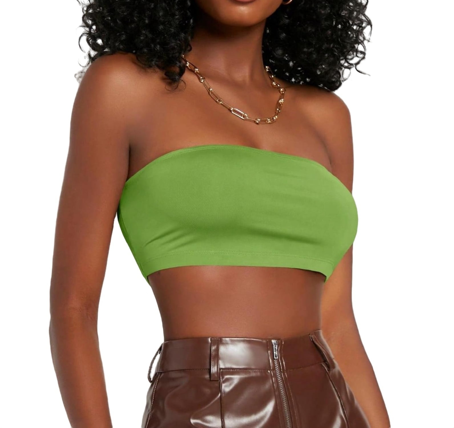 Lime green tube top outlet