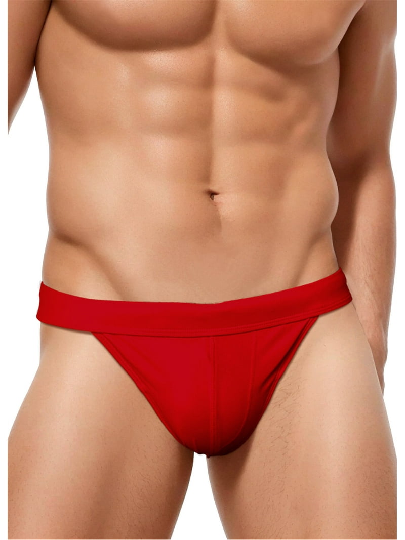 Sexy Solid Swimsuit for Men Low Rise Bikini Swimming Briefs Half Cover Hip Beach Thong Panties Summer Athletic Surf Bathing Suit Swimwear with Adjustable Drawstring - Walmart.com Sexy Solid Swimsuit for Men Low Rise Bikini Swimming Briefs Half Cover Hip Beach Thong Panties Summer Athletic Surf Bathing Suit Swimwear with Adjustable Drawstring - Walmart.com