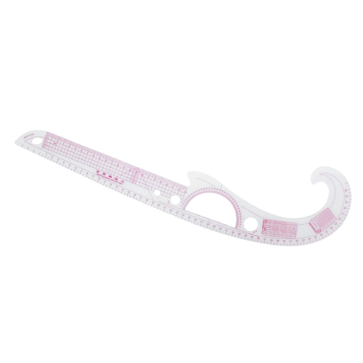 Sexy Sparkles Acrylic Curve Ruler Tailoring Tool - Curve Ruler Styling Design Craft Sewing Tool - 20-1/8in 1 Pc