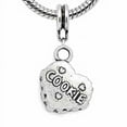 thumbnail image 1 of Sexy Sparkles Heart-Shaped Cookie Charm Dangle for Snake Chain Charm Bracelet - Zinc Metal Alloy, 1 Bead, 1 of 1