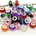 thumbnail image 1 of Sexy Sparkles Metal Based Ten Pack of Assorted Faceted Acrylic Beads For Snake Chain Charm Bracelet - Zinc Metal Alloy, 10 Pcs, 1 of 2
