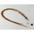 thumbnail image 1 of Sexy Sparkles Natural Rooster Feather Hair Extensions Grizzly/Ginger with Browns Beige Feathers for Hair Extension - 5"-7" - 5 Feathers, 1 of 6