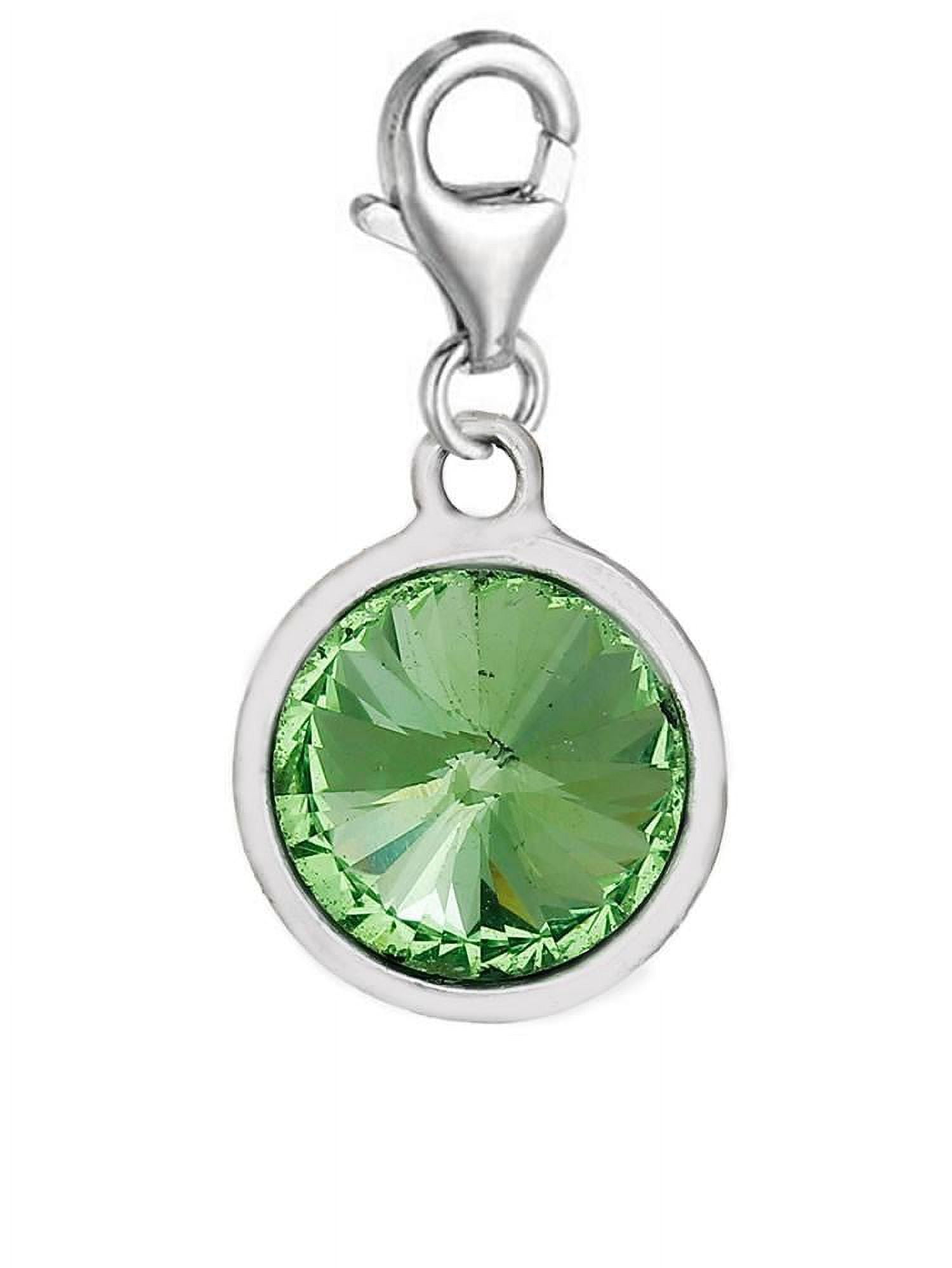 Sexy Sparkles Rhinestones August Clip On Birthstone Charms with Lobster ...