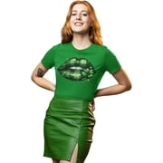 sexy st patricks day clothes SMALL SHAMROCKS BIG HEART ST PATRICK'S DAY CROP TOP – Wyld Things main image 0